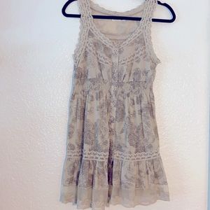 BOHO Summer baby doll cotton top size small NWOT